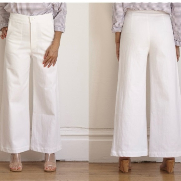 Pietsie Ischia Wide-Leg Crop Pants - Picture 2 of 8